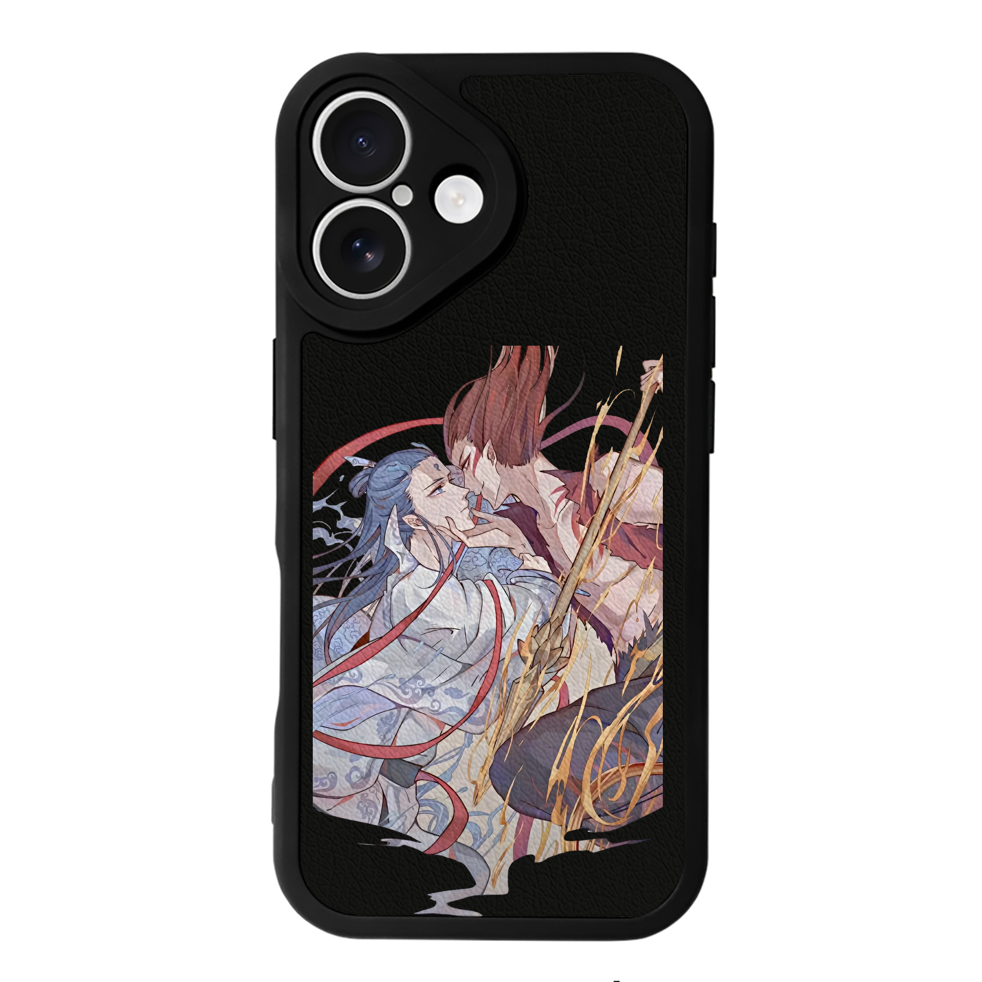 （画像用） Ne Zha 2 ナタ 魔童の大暴れ 【iPhone 16シリーズ対応】シリコンスマホケース（レザー調） 材質：シリコン